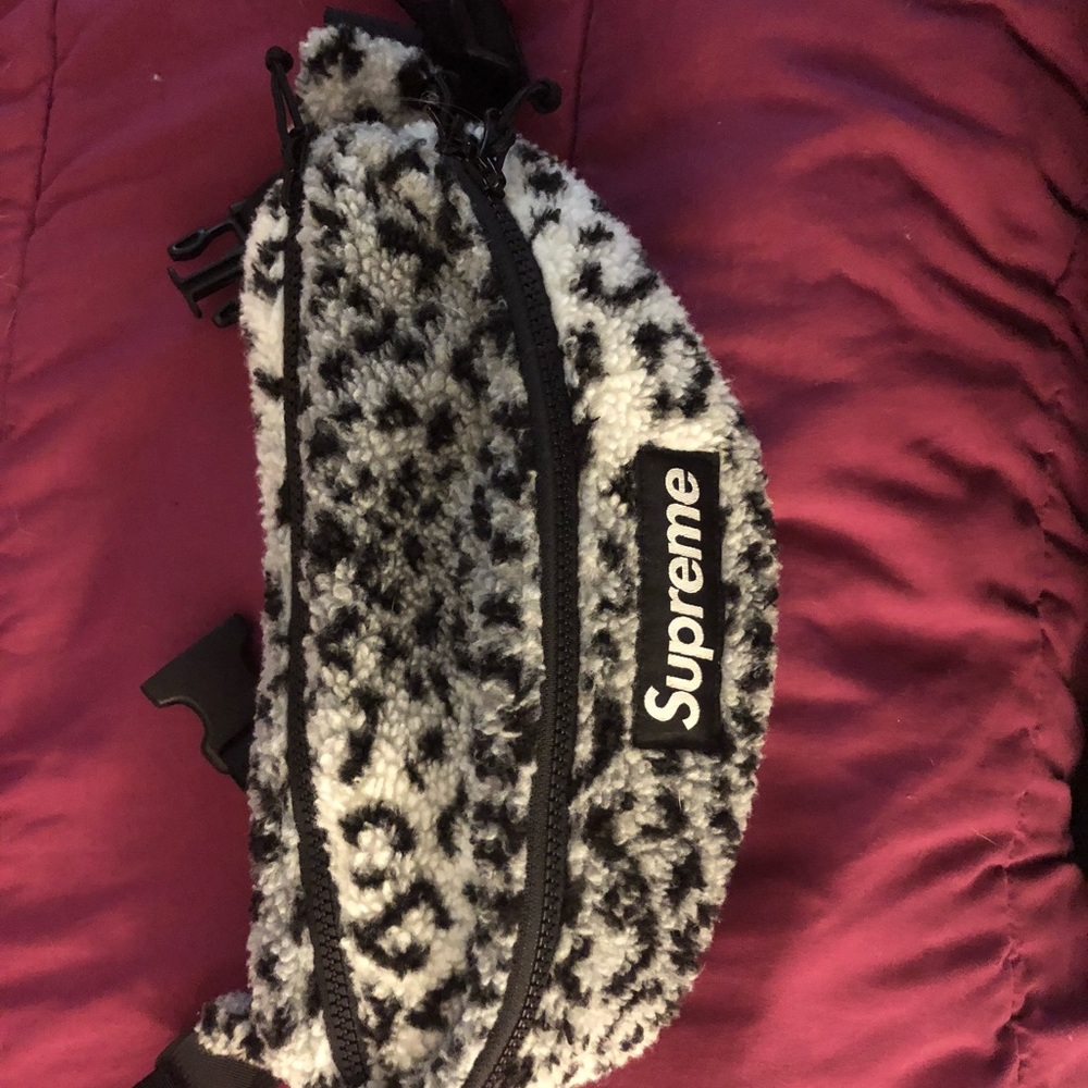Cheetah print Supreme fanny pack!